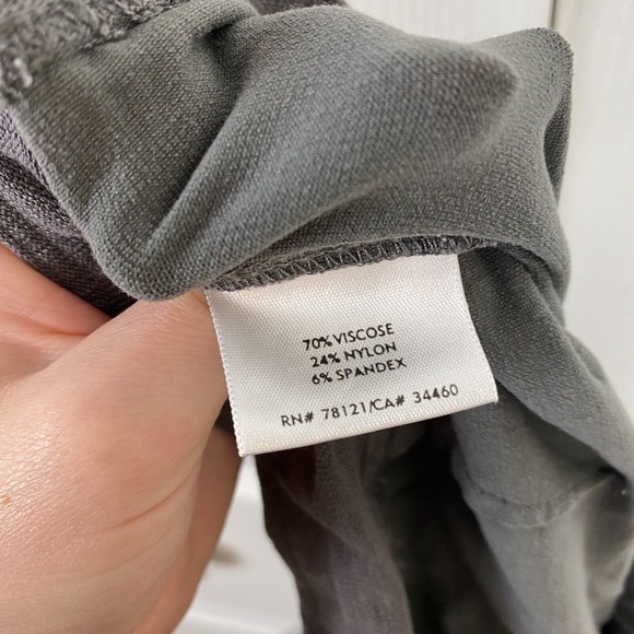 Eileen Fisher Size S Gray Pants System Stretch Pull On Washable Crepe Straight - Picture 2 of 6